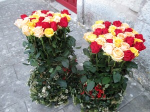 comp01 - Composition de roses, 1.50 € la rose