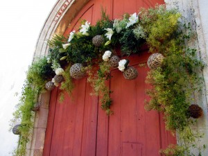 Mariage religieux vert-blanc01