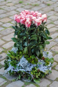 comp02 - Composition de roses, 1.50 € la rose